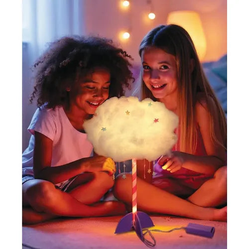 4M KidzMaker Make Your Own Fluffy Cloud Light - 04803 | Art / Craft Set for Kids 5+