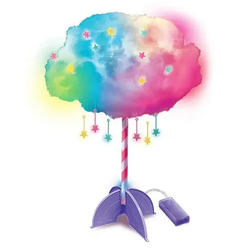 4M KidzMaker Make Your Own Fluffy Cloud Light - 04803 | Art / Craft Set for Kids 5+