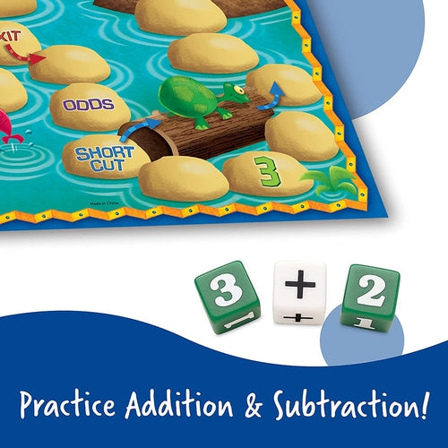 Sum Swamp, 8 Pieces Board Game | Math Set by Learning Resources US | Age 5+