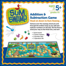 Load image into Gallery viewer, Sum Swamp, 8 Pieces Board Game | Math Set by Learning Resources US | Age 5+
