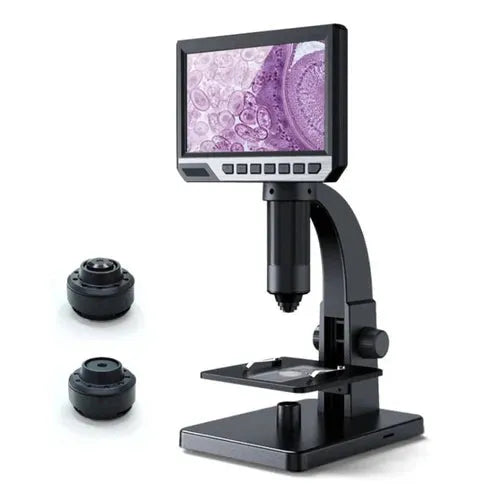Digital Microscope 2000X with 7 Inch high-definition display and dual lens | Science Educational Set for all