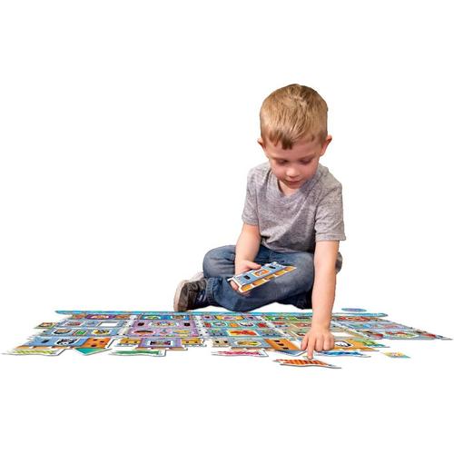 The Learning Journey - Puzzle Doubles! Create A Scene - Castle | Construction Toy Set for Kids Age 3+