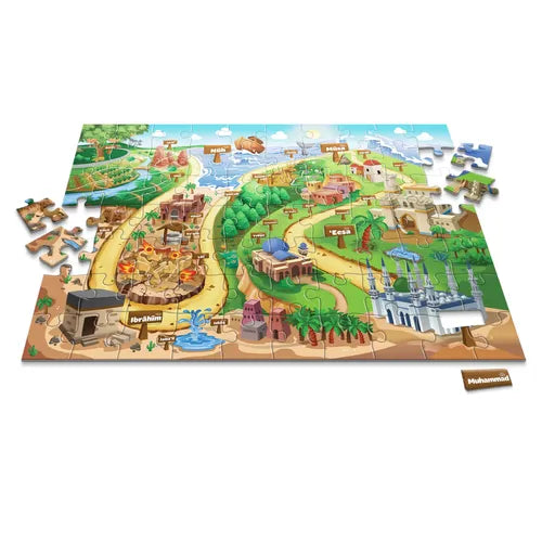 The Giant Journey - the Prophets | 75 pcs Educational Floor Puzzle By Learning Roots UK for Kids Age 5+