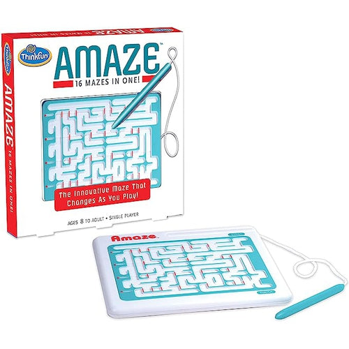ThinkFun Amaze - 16 Mazes Challenge | Educational Set for Kids Age 8+