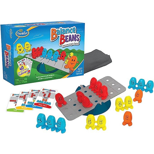ThinkFun Balance Beans - Seesaw Logic and Math Game | Educational Set for Kids Age 5+