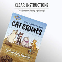 Load image into Gallery viewer, ThinkFun Cat Crimes Brain Game | Educational Set for Kids Age 8+
