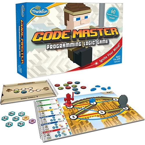 لعبة المنطق البرمجي ThinkFun Code Master | مجموعة تعليمية للأطفال من سن 8 سنوات فما فوق