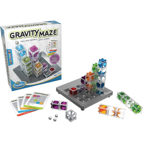 ThinkFun Gravity Maze 76339 - Falling Marble Challenge | Educational Set for Kids Age 8+