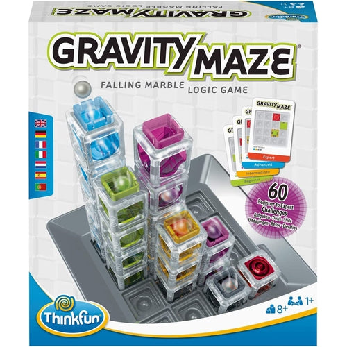 ThinkFun Gravity Maze 76339 - Falling Marble Challenge | Educational Set for Kids Age 8+
