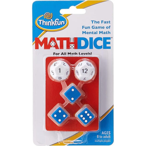 ThinkFun Math Dice - Fun Dice Game of Mental Math | Educational Toys for Kids Age 8+