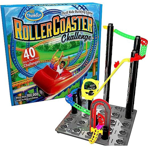 ThinkFun Roller Coaster Challenge - Building Game | Educational Set for Kids Age 6+