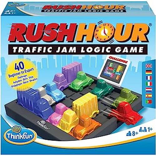 Thinkfun Rush Hour - Traffic Jam Logic Game | Educational Set for Kids Age 8+