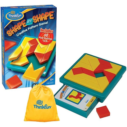 Thinkfun Shape by Shape - Creative Pattern Game | Educational Set for Kids Age 8+