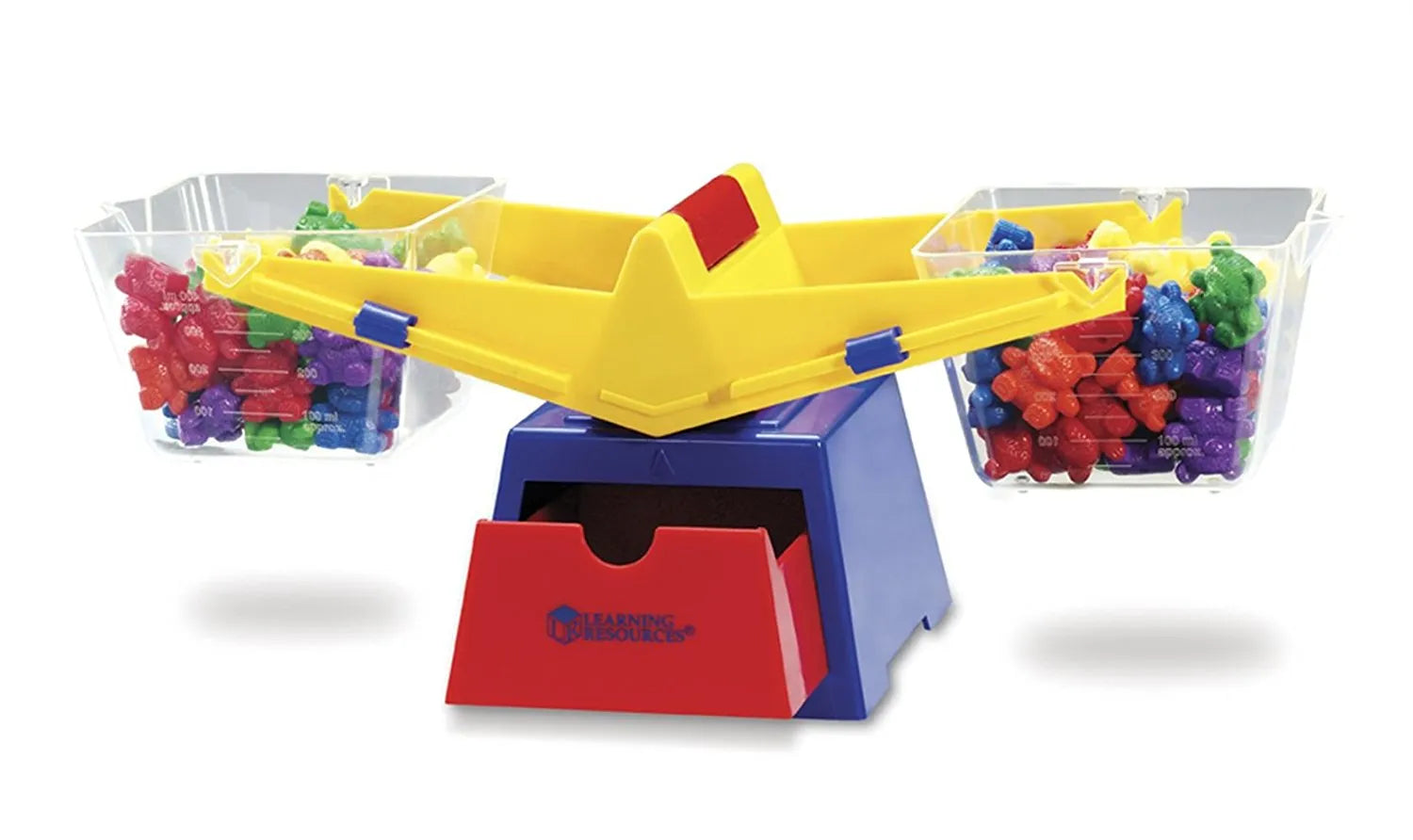 Primary Bucket Balance with Baby Counters - LER0779 | Classroom Math Set by Learning Resources US for kids Age 3+