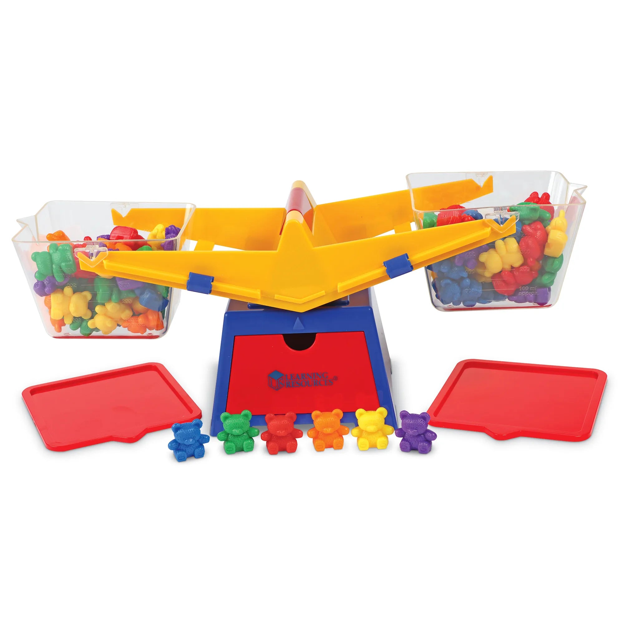 Primary Bucket Balance with Baby Counters - LER0779 | Classroom Math Set by Learning Resources US for kids Age 3+