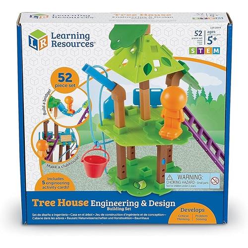 Tree House Engineering & Design Building Set | Learning Resources Educational Toy for Kids Age 3+