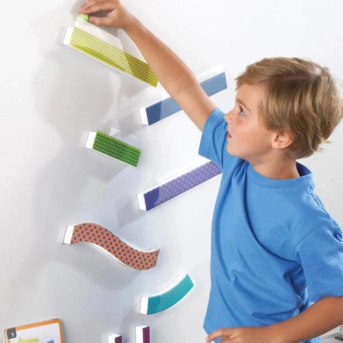 Tumble Trax® Magnetic Marble Run | 28-Piece Math Set by Learning Resources | Age 5+