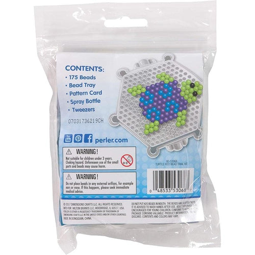Turtle - H2O Water Fuse Beads Kit, Craft Set by Perler US | Age 4+
