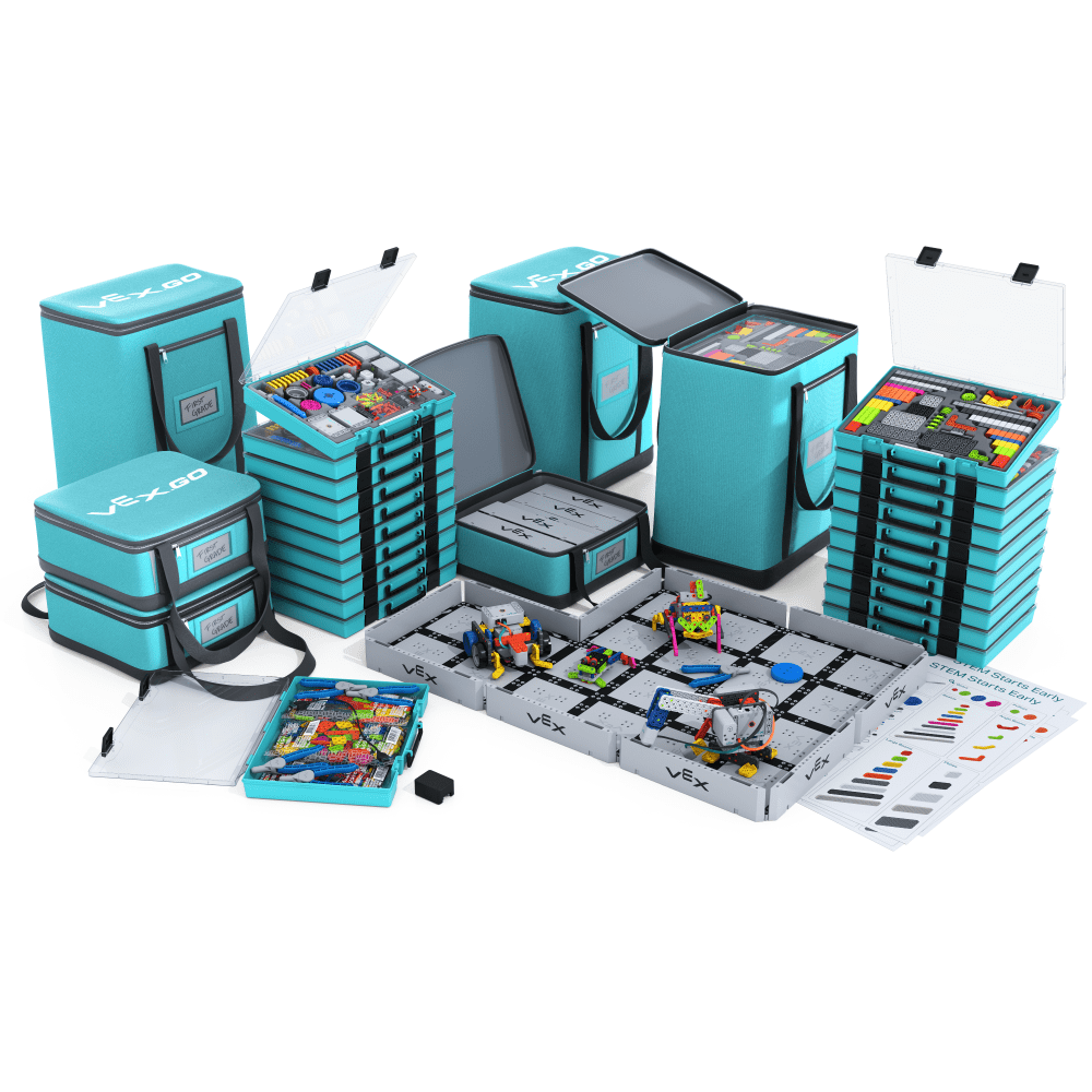 VEX GO Robot Kit - Classroom Bundles | STEM construction system for 3rd - 6th grade students, Ages 8+