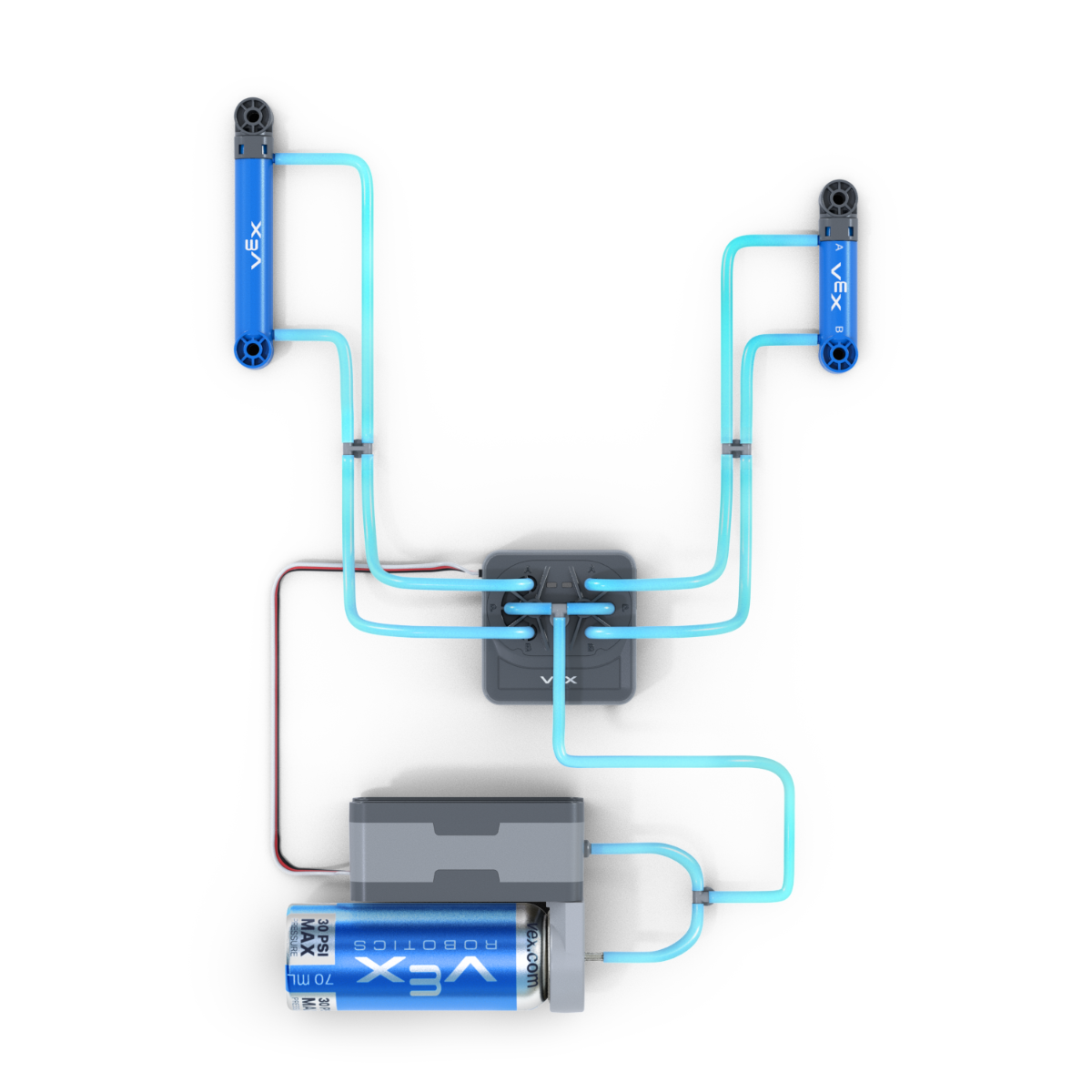 VEX IQ نیومیٹکس کِٹ - 228-8795 | 11+ سال کی عمر کے لیے ٹیکنالوجی/انجینئرنگ STEM سیکھنا