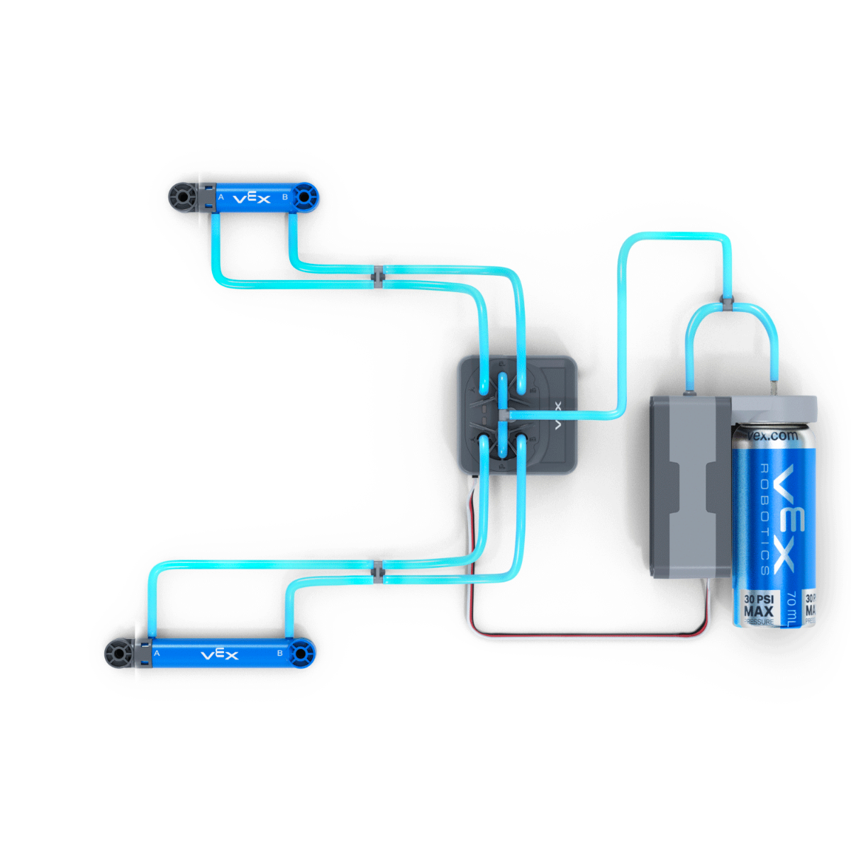 VEX IQ نیومیٹکس کِٹ - 228-8795 | 11+ سال کی عمر کے لیے ٹیکنالوجی/انجینئرنگ STEM سیکھنا