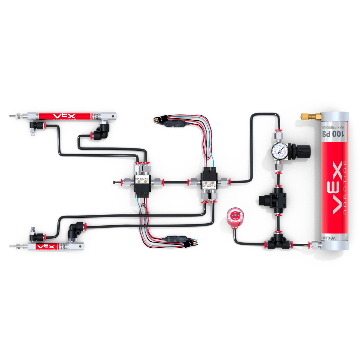 VEX V5 Pneumatics Kit - 276-8750 | Tech/Eng STEM Learning for Age 14+