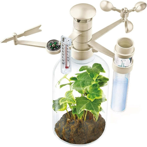 Weather Station Lab | Mini Observatory Lab | Green Science Set by 4M for Kids age 5+