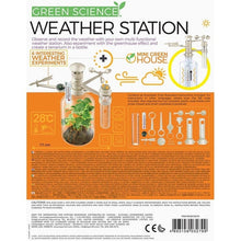 Load image into Gallery viewer, Weather Station Lab | Mini Observatory Lab | Green Science Set by 4M for Kids age 5+
