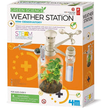 Load image into Gallery viewer, Weather Station Lab | Mini Observatory Lab | Green Science Set by 4M for Kids age 5+

