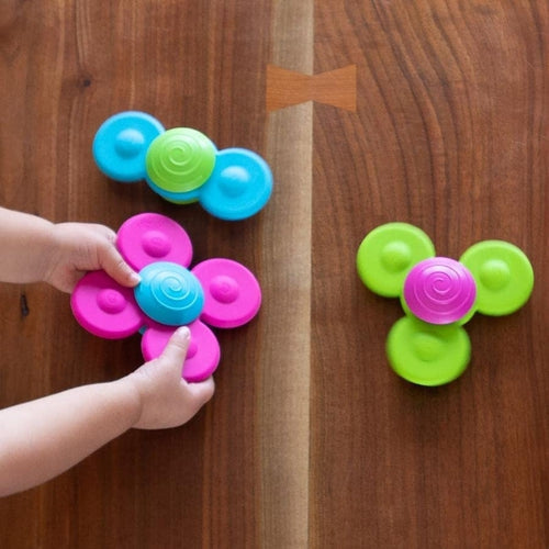 Whirly Squigz - Sensory exploration spins | Montessori set by Fat Brain US for Kids age 1+