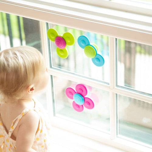 Whirly Squigz - Sensory exploration spins | Montessori set by Fat Brain US for Kids age 1+