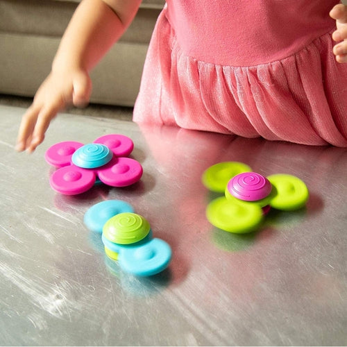 Whirly Squigz - Sensory exploration spins | Montessori set by Fat Brain US for Kids age 1+