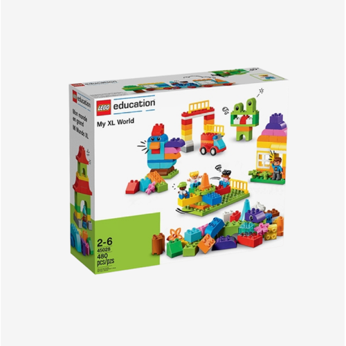 LEGO Education My XL World - 45028 | 480 ٹکڑوں کا کنسٹرکشن سیٹ بچوں کے لیے 2+ سال کی عمر