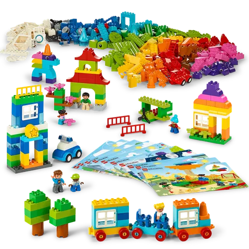 LEGO Education My XL World - 45028 | 480 ٹکڑوں کا کنسٹرکشن سیٹ بچوں کے لیے 2+ سال کی عمر