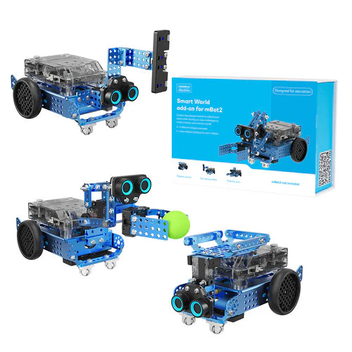 Makeblock mBot2 Smart World 3-in-1 Add-on Pack | Tech / Eng Educational Set for Kids Age 8+