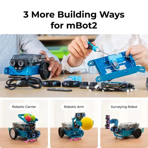 Makeblock mBot2 Smart World 3-in-1 Add-on Pack | Tech / Eng Educational Set for Kids Age 8+