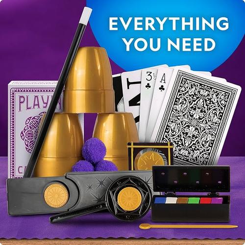 National Geographic Magic Set - 35+ Tricks! | Brain Games Set for Kids Age 8+