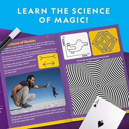 National Geographic Classic Magic Tricks | Brain Games Set for Kids Age 8+