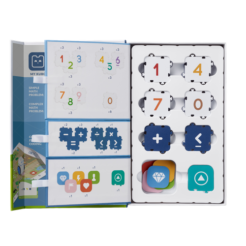 KUBO Coding Math set - 10104 | Robot add-on / expansion Educational Kit for kids Age 4+