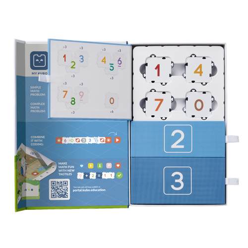 KUBO Coding Math set - 10104 | Robot add-on / expansion Educational Kit for kids Age 4+