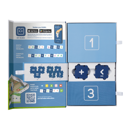 KUBO Coding Math set - 10104 | Robot add-on / expansion Educational Kit for kids Age 4+