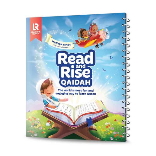 Read & Rise Qaidah (Madinah Script) | Hardcover Islamic book By Learning Roots UK for kids Age 4+