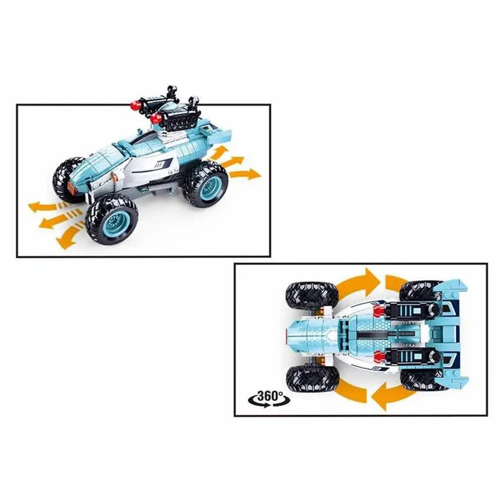 Sluban Power Bricks RC Car | 268 Pcs Construction Set Lego-like for Kids Ages 8+