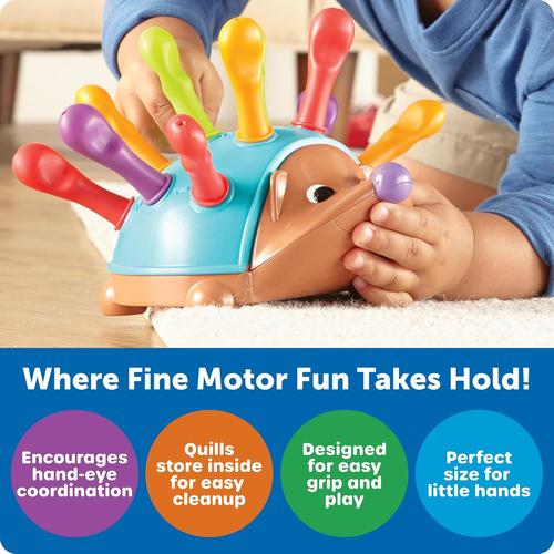 Learning Resources Spike - The Fine Motor Hedgehog | Stacking, Sorting & Matching Toy Set for Kids Age 1.5+