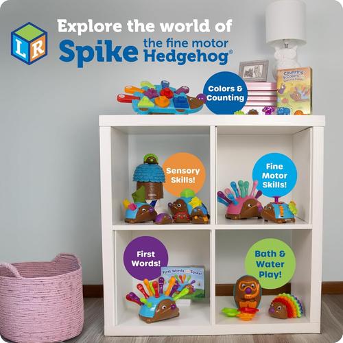 Learning Resources Spike - The Fine Motor Hedgehog | Stacking, Sorting & Matching Toy Set for Kids Age 1.5+