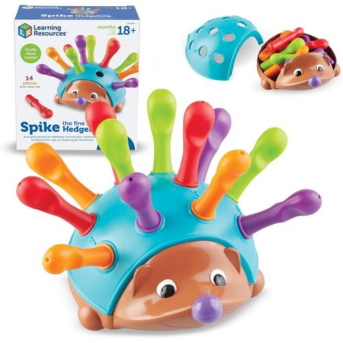 Learning Resources Spike - The Fine Motor Hedgehog | Stacking, Sorting & Matching Toy Set for Kids Age 1.5+