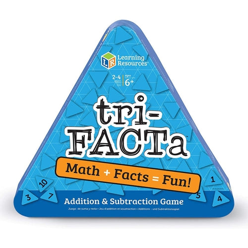 tri-FACTa! ™ Addition & Subtraction Game | Math Set by Learning Resources | Age 6+