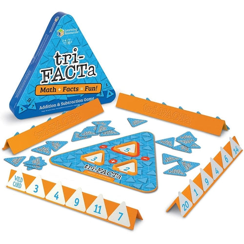 تراي فاكتا - لعبة الجمع والطرح | مجموعة الرياضيات من ليرنينج ريسورسيز أمريكا | سن 6 فأكثر