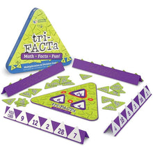 Load image into Gallery viewer, tri-FACTa! ™ Multiplication &amp; Division Game | Math Set by Learning Resources | Age 8+
