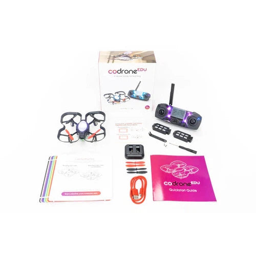 CoDrone EDU - طائرة بدون طيار مصممة للتعلم من Robolink | مجموعة تعليمية قابلة للبرمجة RL-CDE-100 للأطفال بعمر 12 عامًا فما فوق 